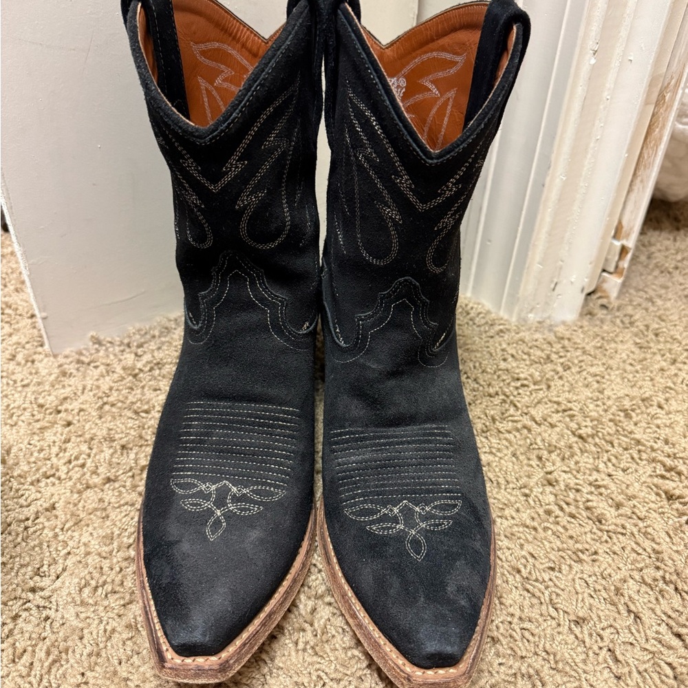 Dan Post Black Western Cowboy Boots